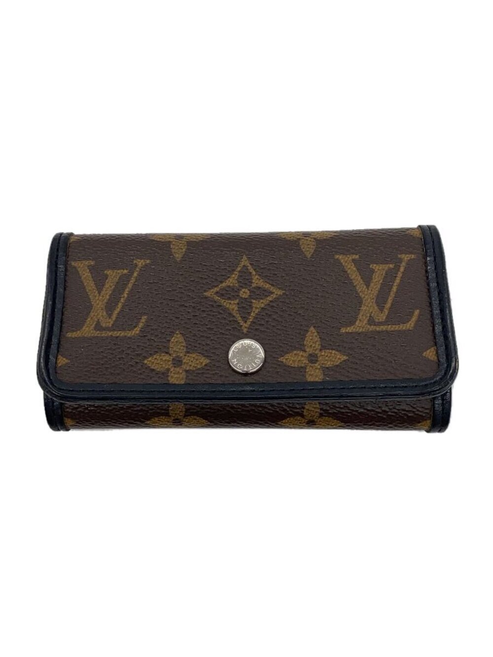 LOUIS VUITTON Neo Portecarte Monogram Macassar Brown Leather Brown